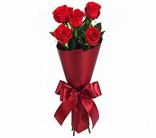 Букет 5 Красных роз Эдлесс Лав в Больших Березниках