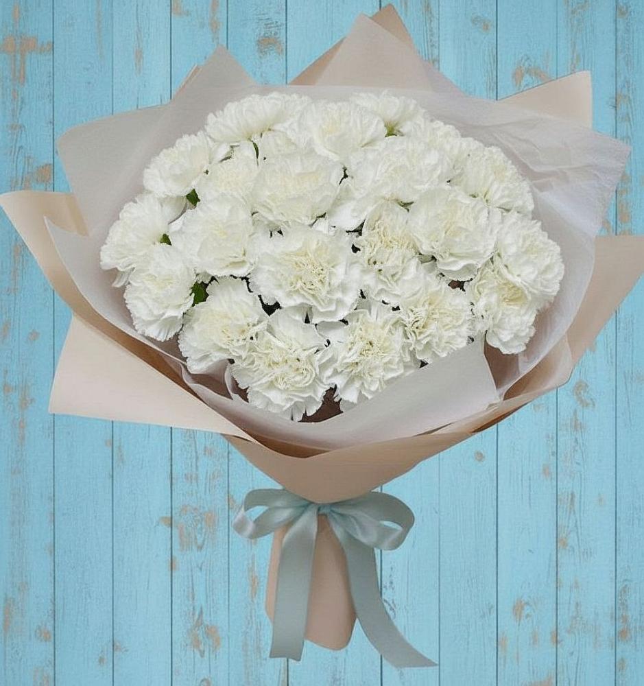 Букет цветов из: Гвоздики в Больших Березниках