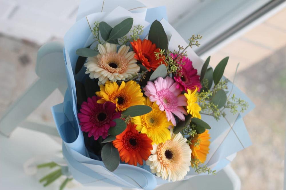 Букет цветов из: Герберы в Больших Березниках