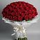 Букет 101 Красная роза Блэк Мэджик в Больших Березниках