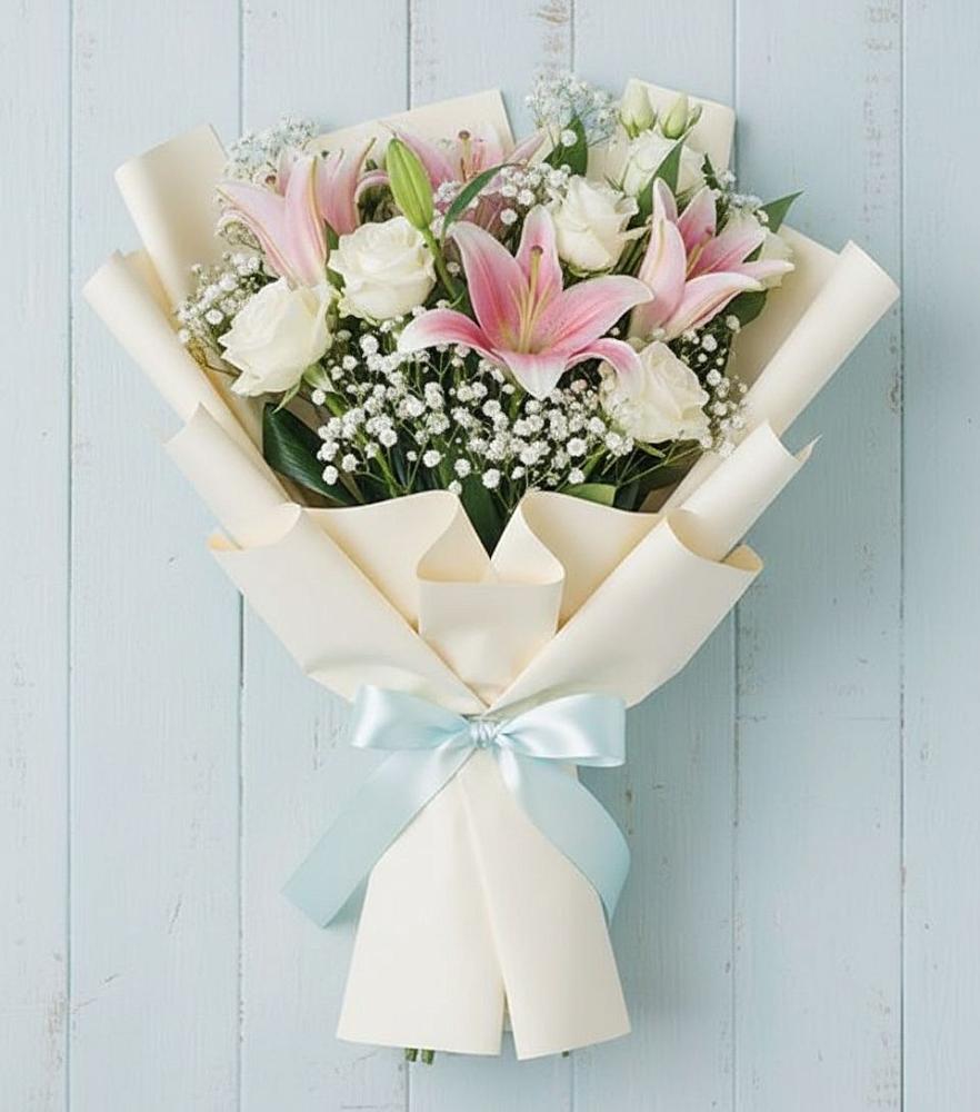 Букет цветов из: Лилии в Больших Березниках