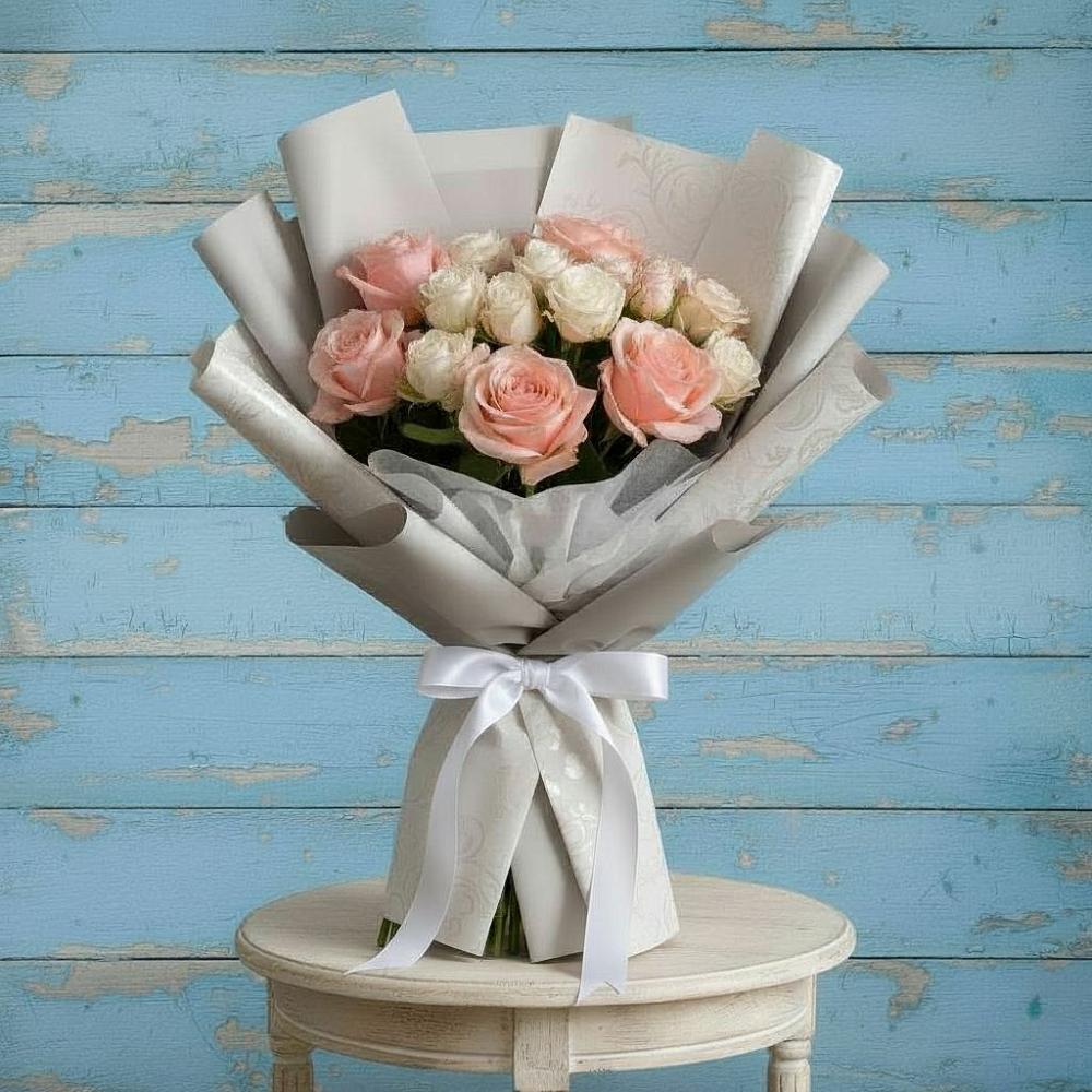 Букет цветов из: Розы в Больших Березниках