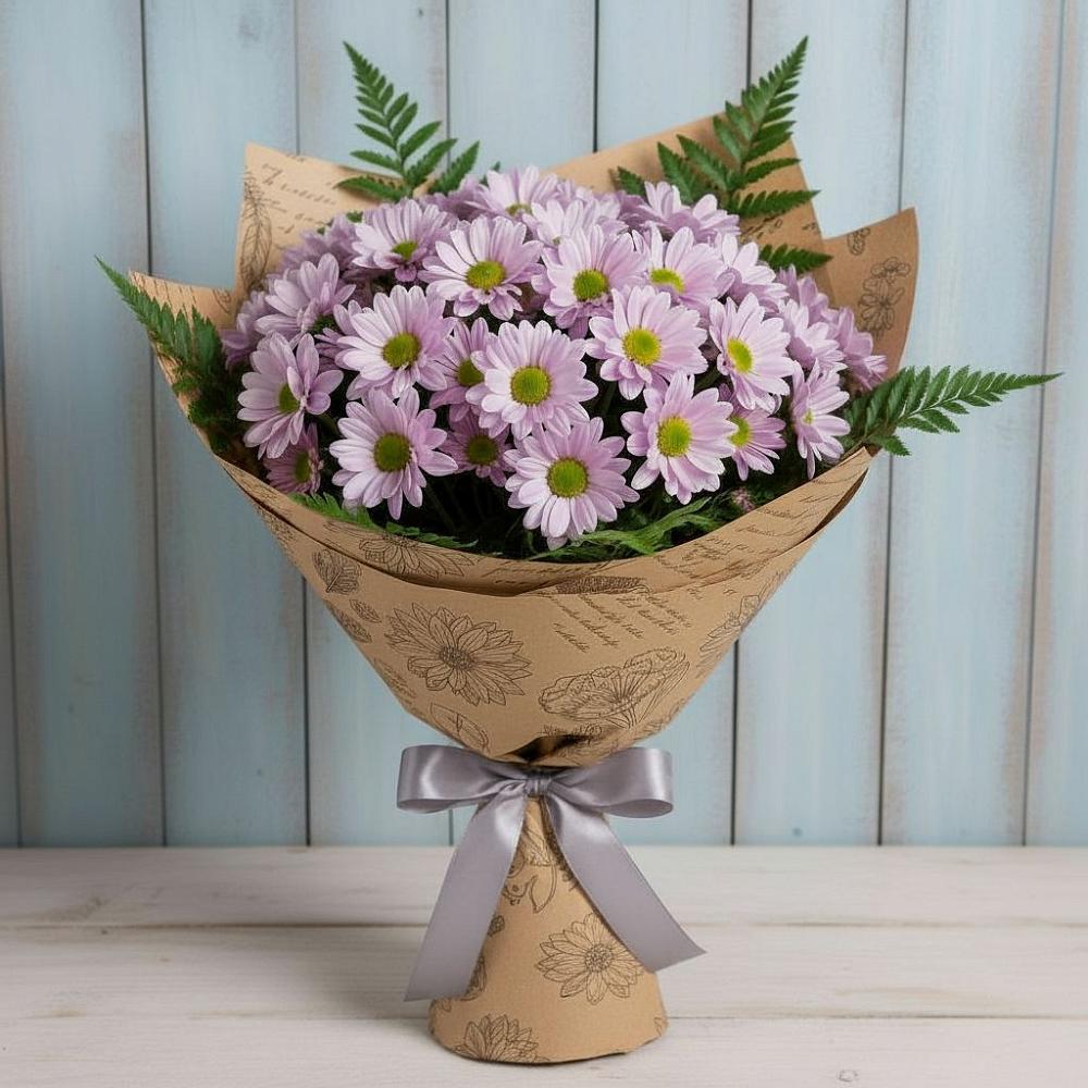 Букет цветов из: Хризантемы в Больших Березниках