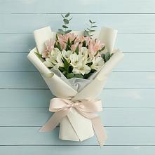 Букет цветов из:  Альстромерии #REPLACE_PRED# Больших Березниках