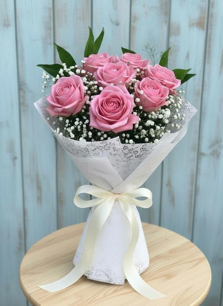 Букет цветов из: Розы в Больших Березниках