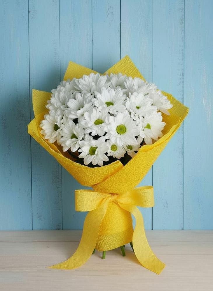 Букет цветов из: Хризантемы в Больших Березниках