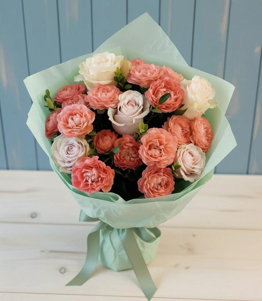 Букет цветов из: Розы в Больших Березниках