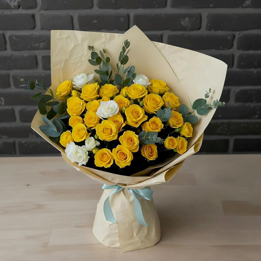 Букет цветов из: Розы в Больших Березниках