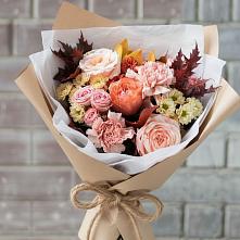 Букет цветов из:  Гвоздики, Хризантемы и Розы #REPLACE_PRED# Больших Березниках