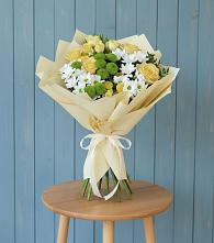 Букет цветов из:  Хризантемы и Розы #REPLACE_PRED# Больших Березниках