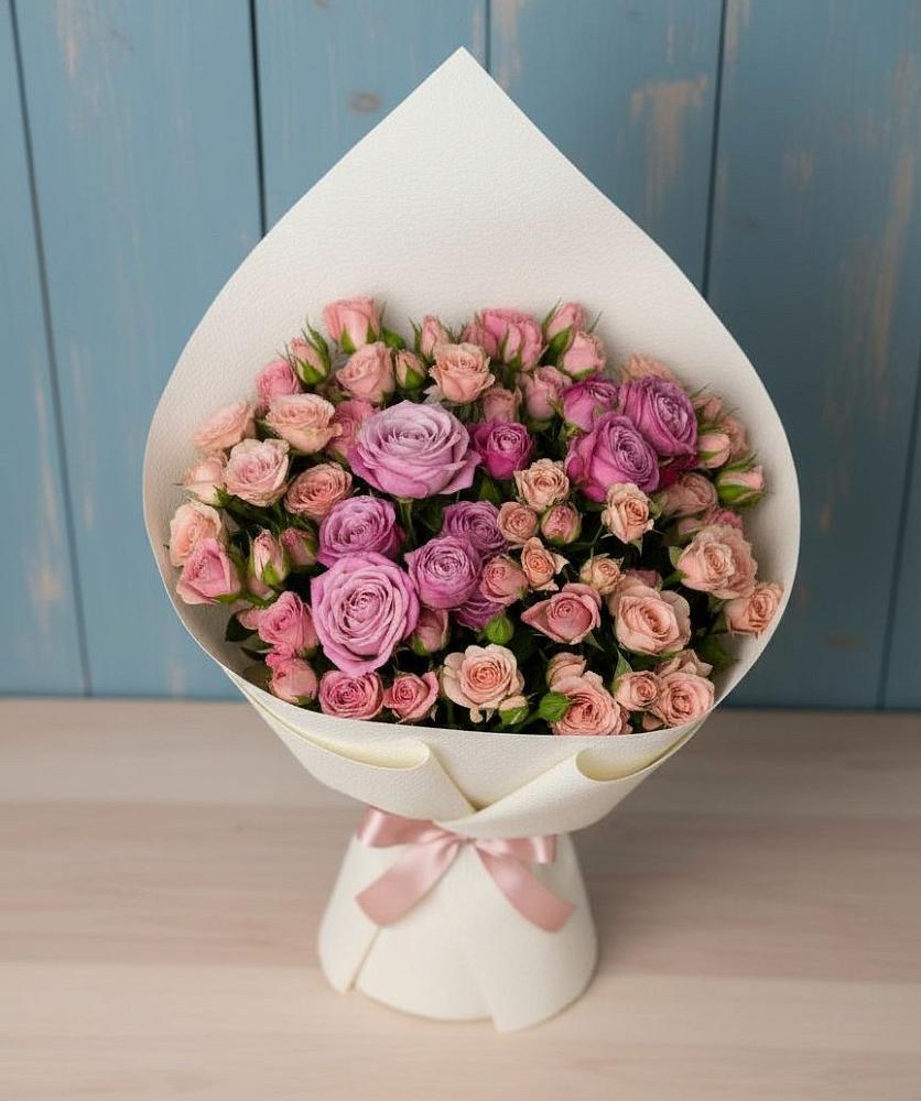 Букет цветов из: Розы в Больших Березниках