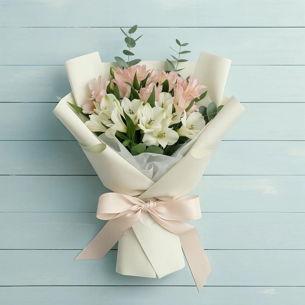 Букет цветов из: Альстромерии в Больших Березниках